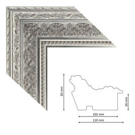 Багет P 839 silver