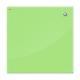 Стеклянная магнитная доска зеленая 45x45