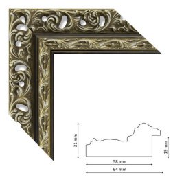 Багет P 10 silver bronz