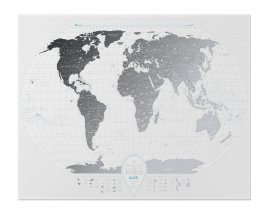 Скретч Карта Мира Travel Map AIR World (в тубусе)