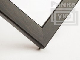 Рамка 30х40 деревянная, благородный цвет - венге, строгая (премиум), профиль квадрат 21мм