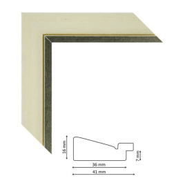 Багет P 001 white