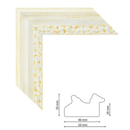Багет P 526 white-orange