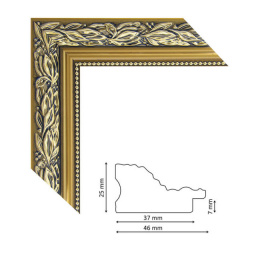 Багет P 4300 gold-black