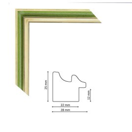 Багет P sait gold green