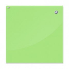 Стеклянная магнитная доска зеленая 60x80 см без рамки