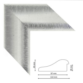 Багет P 1227 silver