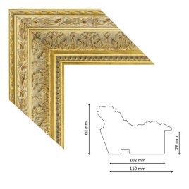 Багет P 839 gold
