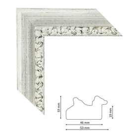 Багет P 526 white-black