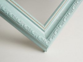 Рамка А3, цвет - голубой, профиль - 32 мм