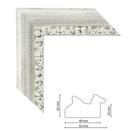 Багет P 526 white-black