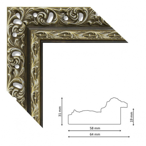 Багет P 10 silver bronz фото 1