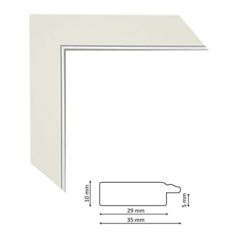 Багет P pas 35 silver line фото 1